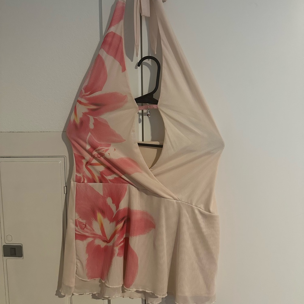 Pink Halter shirt